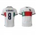 Cheap Portugal Bruno Fernandes #8 Away Football Shirt World Cup 2022 Short Sleeve
